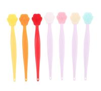 Healeved 7 pezzi scrubber per il viso in silicone scrubber per i pori a forma di zampa di gatto strumento per la pulizia del viso per maschera esfoliante fai da te per rimuovere i punti neri