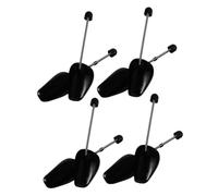 Healeved 8 pezzi Estensori per Scarpe in Plastica Neri Regolabili Allargascarpe Automatici per Stivali Sneaker e Scarpe Uomo e Donna Protezione Forma e Prevenzione Pieghe