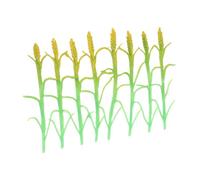 Healeved 8 Pezzi Modello di Ciuffi di Grano in Plastica Verde per Diorama Agricolo Dettagli Realistici, Facile da Pulire, per Scenari Decorativi e Ricerca Agricola
