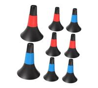 Healeved 8 Pezzi Set di Coni da Allenamento per Calcio a Forma di Tromba in PE, Facili da Maneggiare e Multifunzionali, per Giochi Competitivi e Raccolta di Attrezzature Sportive