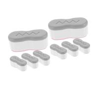 Healeved 8 Pz Distanziatore in Copriwater Kit Guarnizioni Del Sedile Del Water Attacco Bidet Paracolpi Per Sedile Del Water Paraurti Del Water Paraurti Del Coperchio Del Water Abs