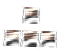 Healeved 80 Pz gancio per parrucca portacapelli elastico coda di cavallo dreadlock hair clip hair pin hair bow molletta parrucche cordino elastico a gancio cordoncino per