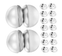 Healeved 8paia Orecchini Magnetici Da Donna Perle Bianche Clip Per Orecchini Senza Magneti Per Gioielli Accessori Per Sposa e Decorazioni Per Velo