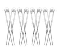 Healeved 8pezzi Forcine per Capelli in Metallo Stile Vintage Forma U Accessori per Chignon Fermagli Decorativi per Acconciature Raccolte da Donna e Ragazze