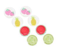 Healeved 8pezzi Maschere Per Rinfrescanti Pvc Riutilizzabili Per Alleviare Gonfiore e Affaticamento Ananas Anguria