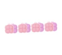 Healeved 8pezzi Silicone Shower Scrubber Esfoliante Per e Capelluto Massaggiatore Per Silicone Profonda e Stimolazione Circolazione Colori e Rosa