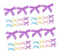 Healeved 96pezzi Mini Clip Per Fiocco Accessori Per Carini e Colorati Fiocchi Mini Per Look Elegante e Sofisticato