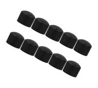 Healeved Accessori Calcio Balilla 10 Pezzi Tappi Terminali Per Aste 15,8 Mm Mini Cappucci Plastica Neri Protezioni Sicurezza Per Tavolo Da Gioco Ufficio e Casa