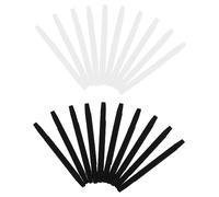 Healeved Accessori Per 40 Punte Per Aste in Silicone - Punte Per Aste Per Con Gancio Per L'orecchio Punte Per Aste Per Sportive Bianco/nero