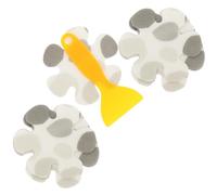 Healeved Adesivi Antiscivolo per Vasca da Bagno con Motivo a Fiore, Autoadesivi in Gomma e Plastica con Texture Morbida, Antiscivolo per Doccia e Vasca, Sicurezza per Bagno