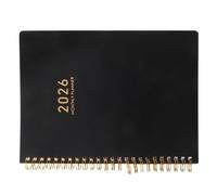 Healeved Agenda 2026 A5 Copertina Rigida e Rilegatura a Spirale Planner Mensile e Settimanale per Ufficio e Scuola Agenda Giornaliera della Produttività Monitoraggio Obiettivi e