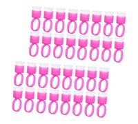 Healeved Anelli Tazze Per Pigmenti in Plastica 50 Pezzi Piccoli Supporto Per Colla Ciglia Anello Per Trucco Professionale Per Extension Ciglia e Tatuaggi