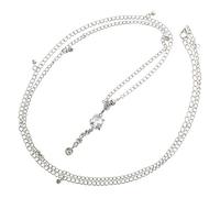 Healeved Anello Dell'ombelico Catena Della Pancia Della Vita Delle Donne Gioielli Per Ragazze Gioielli Da Spiaggia Gonfiarsi Bikini D'oro Strass Dorati Anelli Da Donna Silver Lega Di Zinco