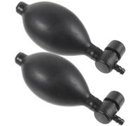 Healeved Apparecchio Pressione con Bulbo in Lattice Nero Versatile e Affidabile, 2 Pezzi per Pompa Manuale di Gonfiaggio e Massaggio Cervicale