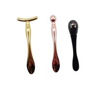Healeved Applicatori Per Crema Contorno Occhi in Stick Cucchiaio Di Metallo Set Da 3 Pezzi Per Borse E Rughe Degli Occhi Migliora L'assorbimento E Il Tono Della Pelle Casuale