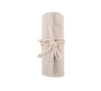 Healeved Astuccio a 48 Scomparti Arrotolabile in Canvas Beige per Matite | Formato 20 , 44x7, 86 Pollici , Struttura Pieghevole Salvaspazio Artisti e Studenti