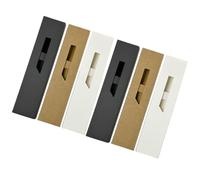 Healeved Astuccio per Penne in Carta Kraft 6 Pezzi Finestra Trasparente Custodia Portapenne Singola Leggera e Portatile per Scuola e Ufficio Compatibile Penne a Sfera e Stilografiche