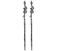 Healeved Bacchette per Chioma a Forma di Serpente 2 Pezzi Strass, Accessori Vintage per Donne e Ragazze, Fermagli per Acconciature Fai da Te, Regalo per Feste e Celebrazioni
