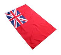 Healeved Bandiera di Spedizione Britannica Red Ensign con Occhielli Metallici, Bandiera Standard Internazionale per Imbarcazioni Mercantili, Accessorio Nautico per Decorazioni Esterne e
