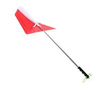 Healeved Bandiera Guida Turistica Piccola Portatile Asta Triangolare per Gite Scolastiche Ragazzo Ragazza e Attività Outdoor Colorata e Luminosa Colore Casuale