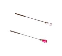Healeved Bastoncini Per Mescolare Le Unghie in Acrilico Alla Moda 2 Pezzi Bastoncini Di Metallo Per Mescolare Strumenti Per Nail Art E Smalto.