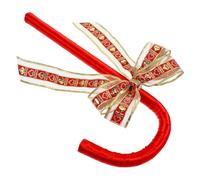 Healeved Bastone da Passeggio con Fiocco per Costume Stampelle da Festa Leggere e Colorate per Halloween San e Feste in Maschera Accessorio Scenico per Gioco di Ruolo