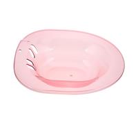 Healeved bidet vasca igienica vasca da bagno sitz ciotola da bagno in sitz paziente vasca del sedile del water vasca Sitz Immergiti per le Basino per il bagno plastica rosa