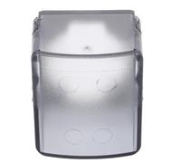 Healeved Blocco Sicurezza per Maniglia Porta Nero in Plastica Finitura Opaca Protezione Antieffrazione la Sicurezza Familiare e Prevenzione Chiusura Involontaria