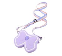 Healeved Borsa Spalla Silicone Per Bambine Con Fiocco Borsa Cartone Unicorno e Colori Vivaci Accessorio Divertente Per Ragazze Tracolla Piccola e Leggera Per Ogni Occasione