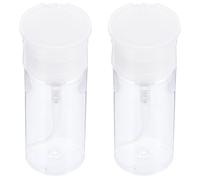 Healeved Bottiglie Vuote Riutilizzabili Pompa Dosatrice 2 Pezzi 100 Ml Contenitori per Tonico Struccante e Solventi per Smalto per Viaggio Design Antigoccia Facile da Ricaricare