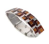 Healeved Bracciale Rigido Dorato Donna Elasticizzato Geometrico Vintage Bracciale in Lega Chunky per Donne Polsiera Fascia Oversize Elegante per Feste e Outfit Quotidiani