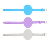 Healeved Braccialetti Promemoria in Silicone Slap 3 Pezzi Lista delle Cose fare Scrivibile, Braccialetto Memo Cancellabile da Polso per Adulti, Accessorio Ufficio per Organizzazione