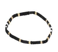 Healeved Braccialetto Elastico e Chic Colorato Pietra Nera Intrecciato Unisex per Business e Regali di Welfare Aziendale per Amici Maschi