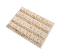 Healeved Braille in per Insegnamento Interattivo Strumento Didattico per Ragazza e Adulti Apprendimento Tattile dell'Alfabeto per Iniziare a Braille