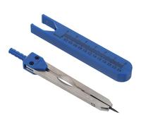 Healeved Calibro Medico Blu in Metallo per Infermieri e Dottori Custodia, Strumento Preciso per Misurare Onde Elettrocardiografiche, Garantita