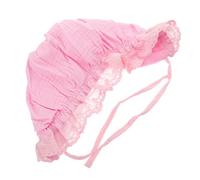 Healeved Cappello Bonnet in Cotone Lavabile, Rosa Chiaro 40-48 CM | Traspirante e Delicato sulla Pelle, per Testa del Bimbo, per Parco e Vacanze Estive