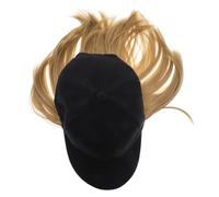 Healeved Cappello Da Sole Da Donna - Cappello Con Parrucca E Corti E Lisci Accessorio Per Alla Moda Per Tutti I Giorni