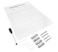 Healeved Cartello Acrilico Trasparente da Parete Bacheca Memo Riutilizzabile Cancellabile Lavagna Creativa per Scrivere e Disegnare per Ufficio e Casa Installazione Semplice