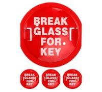 Healeved Cassetta di Sicurezza Portachiavi da Parete Rossa, Contenitore per Chiavi Esterno Coperchio Frangibile, Armadietto per Emergenze Antincendio Compatibile Armadi Porta Estintori