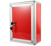 Healeved Cassetta Postale da Parete in Lega di Alluminio Serratura Cassetta dei Suggerimenti Vintage Capacità Media Soluzione Salvaspazio per Casa Ufficio e Scuole