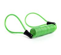 Healeved Cavo Promemoria per Bloccadisco Bici Verde in Plastico Leggero 2 Estremità ad Anello per Sicurezza Freni a Disco in Ambito Bike Security