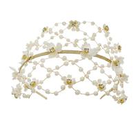 Healeved Cerchiamo Di Creare Un Titolo Accattivante e Conforme Alle Linee Guida Fornite La Proposta Nuova Da Sposa Con Perle e Fiori Elegante Cerchietto Per Cerimonie e Festival Accessorio
