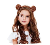 Healeved Cerchietto Orso 18 Pollici Bel Copricapo - Cerchietto Per Cosplay - Cerchietto Per Compleanno Ratto Fascia Per Orecchie Da Orso Adulto Orsi Cerchi Decorativi Per Fasce Per Orecchie D'orso