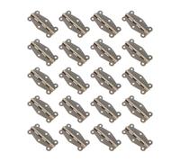 Healeved Cerniere in Ferro Vintage 51X24Mm per Scatole di Legno e Portagioie Set da 20 Pezzi con Viti Cerniere a Farfalla Antiche per Custodie Regalo e Cassette Utensili Resistenti e