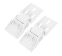 Healeved Cerniere per Porta Congelatore Facili da Installare 2 in Plastico Bianco Multi-funzionali, per Piccoli Frigoriferi e Riparazioni