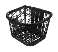 Healeved Cestino Anteriore per Bicicletta Elettrica Staccabile in Plastica Robusta Coperchio, Contenitore Esterno Stabile e Sicuro per Bici da Città e Scooter, Accessorio Multifunzione