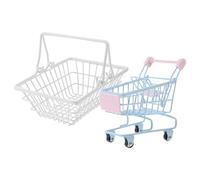 Healeved Cestino Mini per Fritti in Plastico e Acciaio Inossidabile, Resistente e Non Facile da Rompere, per Patatine e Pollo Fritto a Casa in Hotel Colore Casuale