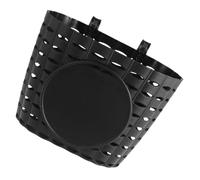 Healeved Cestino per Bici per in Plastica Spessa Nero Cestino Staccabile con Cinghie Contenitore Portaoggetti Robusto per Bici Adatto a Diverse Biciclette capacità di Carico