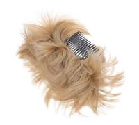 Healeved Chignon Capelli Sintetico Piume Fermaglio Per Chignon Spettinato Toupet Coda Di Cavallo Facile Da Applicare Accessorio Per Capelli Corti Donna