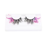 Healeved Ciglia Fluorescenti 1 Paio Di Ciglia Finte Spettacolari Per Feste Di Halloween